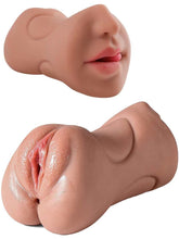 Male Vagina Ass Oral 3 in 1 Masturbator - With Realistic Adult Sex Toys, Male Sex Dolls 3D Realistic Vagina Harem Portable Flesh Lighted Sex Dolls Pocket Pussy - EROS NECTAR